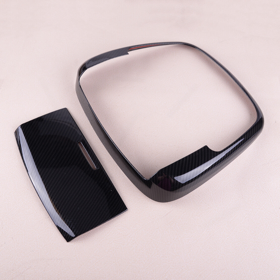 Carbon fiber Front Reading Light Lamp Cover Trim fit for Jeep Grand Cherokee