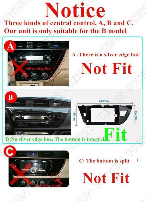 Suitable for 2014-2016 for Corolla Stereo Radio 10.1-inch Android 10.1 Head Unit GPS Navigation n