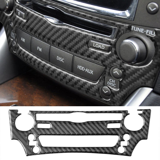 Carbon fiber CD console internal sticker for LEXUS IS250 300 350 2006-12