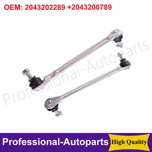 1 Pair Front Left+Right Sway Bar Link Kit for Mercedes Benz C300 C350 E350 E400 Q