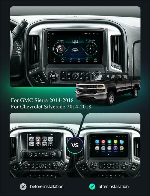 For 2014-2018 for Chevrolet Silverado for GMC for Sierra 10.1 Android 10.1 Stereo Radio GPS