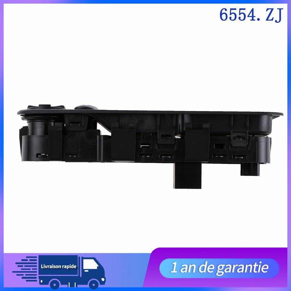 Commande Bouton Leve Vitre Côté Conducteur pour Jumpy Scudo Expert - 6554.ZJ n