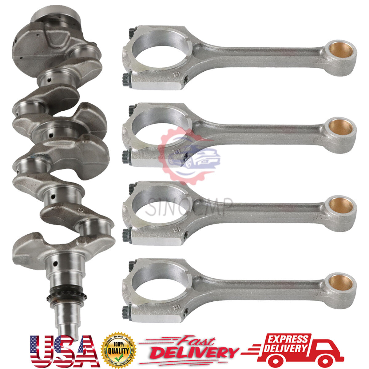 Engine Crankshaft 622V62EH00 - Connecting Rod 23510-2E101 fits for Kia Forte