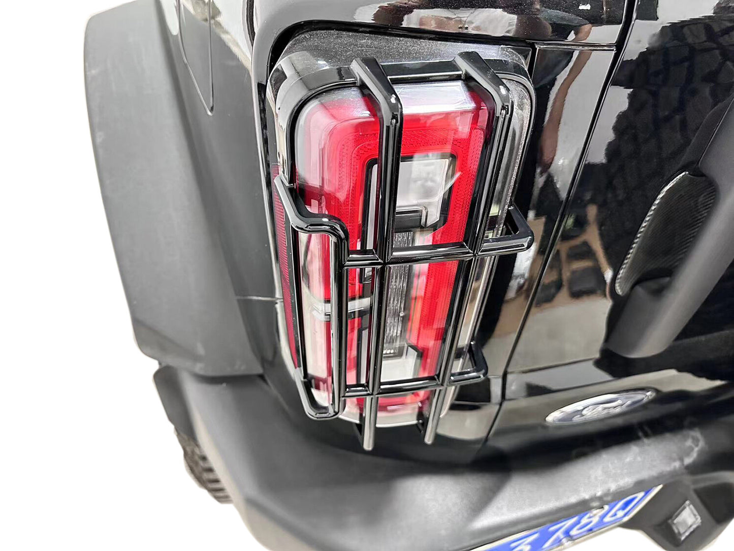 Rear Tail Light Lamp Cover Trim  for ford  Bronco 2021-2023 Black Accessories ABS
