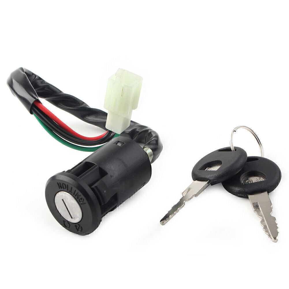 Motorcycle Security 4 Wire Ignition Key Lock Switch for Honda CG125 ATV Quad ATV Q
