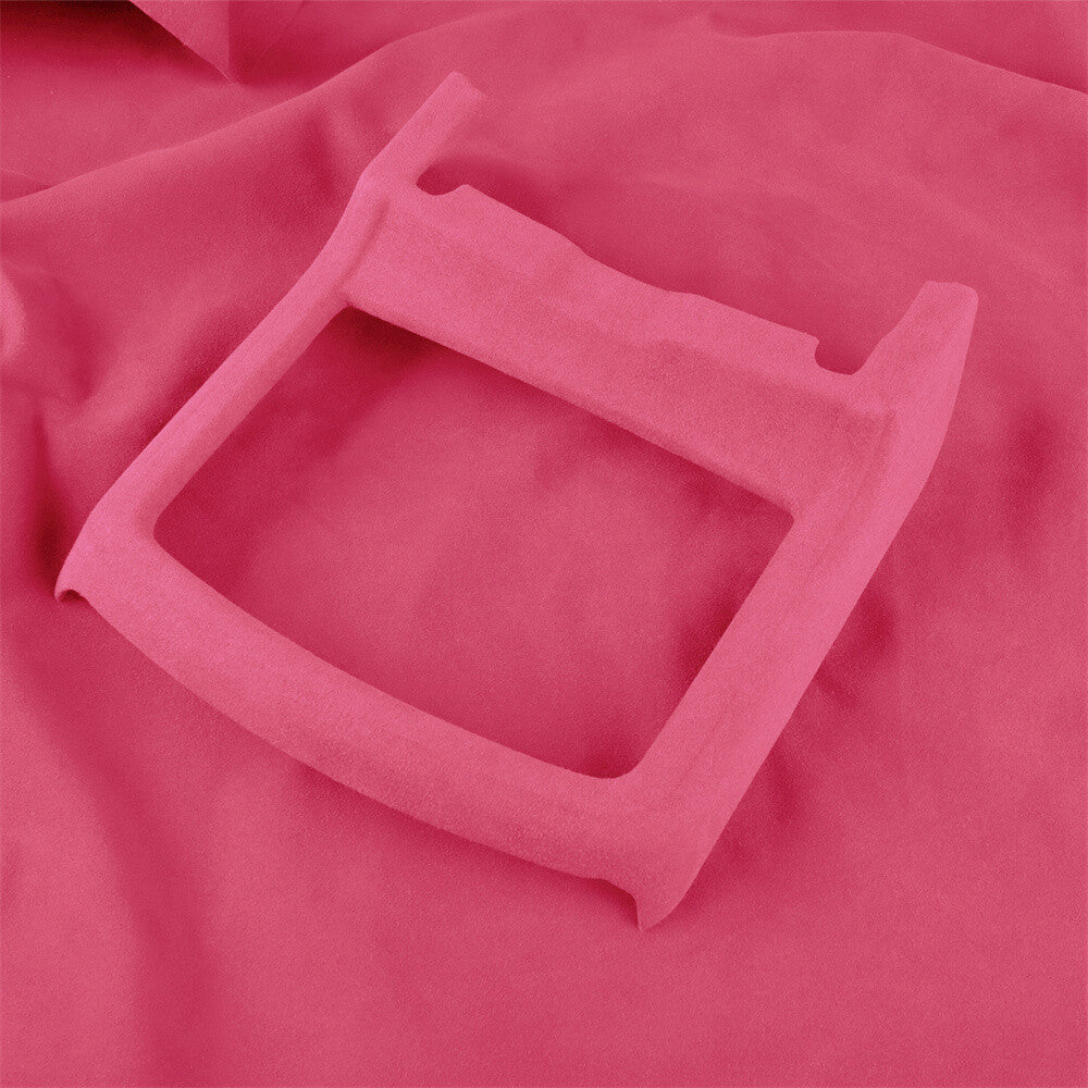 Suede Pink Central Water Cup Holder Frame Panel Cover for Dodge Charger 2015-23