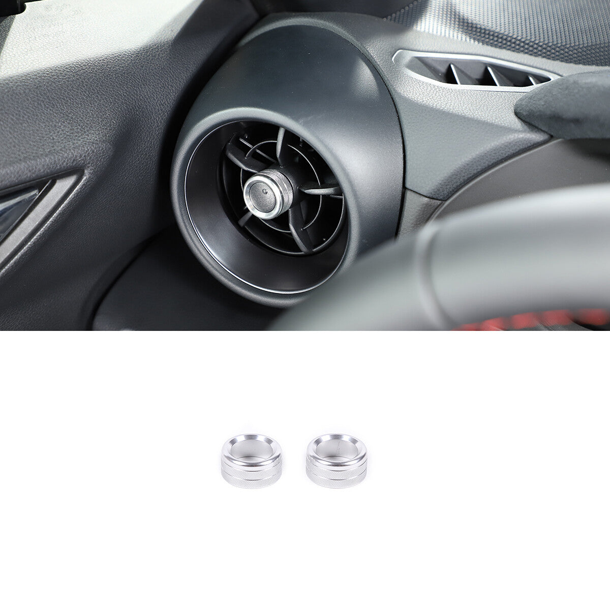 2 Side ventilation cover chrome plated cover, intake frame forming cap suitable for Hum mer H 2 2003-09- v