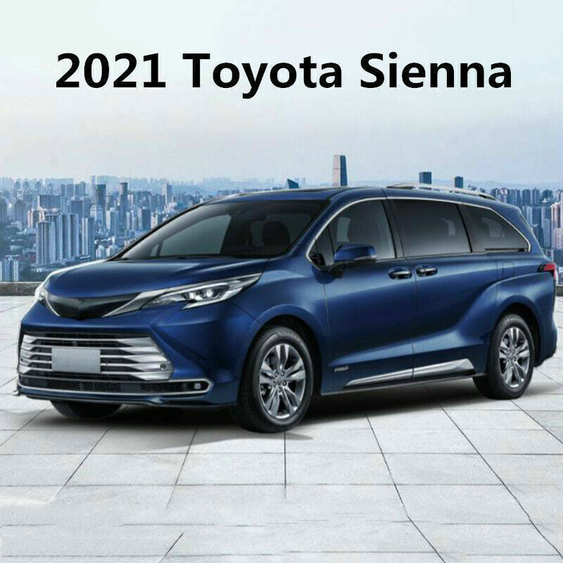 2X Carbon Fiber Rear Window Wing Side Strip Cover Trim for Toyota for Sienna 2021-24