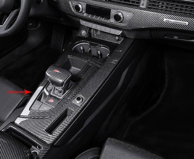 1PCS for Audi A4 A5 S5 RS5 2020-2023 Shift Panel Carbon ABS Center Console Gear n