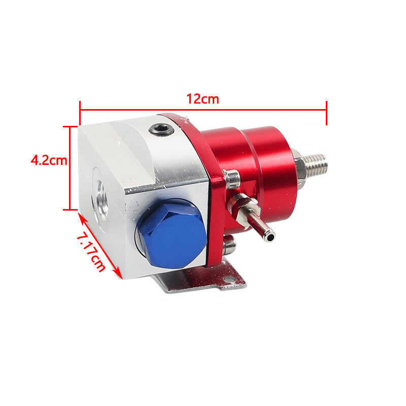 RedSilver 6AN Adjustable Fuel Pressure Regulator Kit 160psi Gauge AN6 Fitting