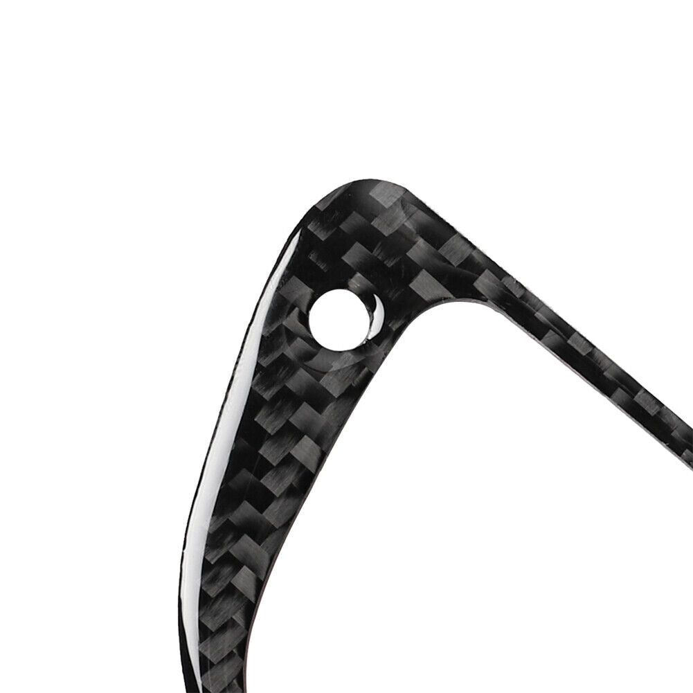 for Audi A4 B9 2017-2019 Carbon Fiber Rear Ashtry Panel Decorative Cover Trim v
