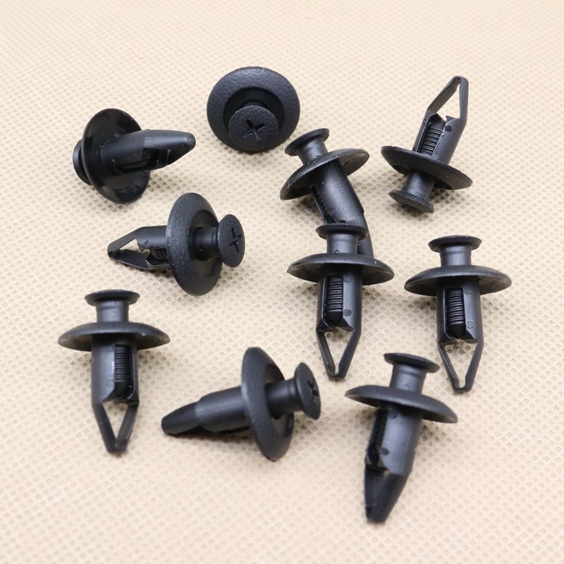 10-piece pack of bumper and fender liner clip-on fasteners for Mitsubishi MU001220