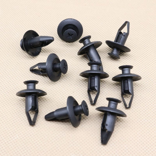 10-piece pack of bumper and fender liner clip-on fasteners for Mitsubishi MU001220