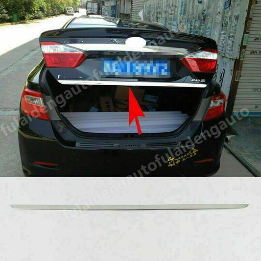for Toyota for Camry 2015-2017 Chrome Rear Trunk Tailgate Lower Moulding Strip Trim