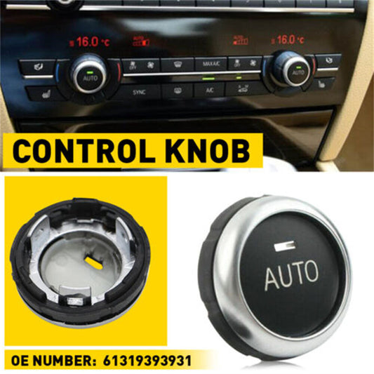 Front/Rear AC Climate Control Knob Button Cover for BMW X5 14-16 X6 15-16 Q