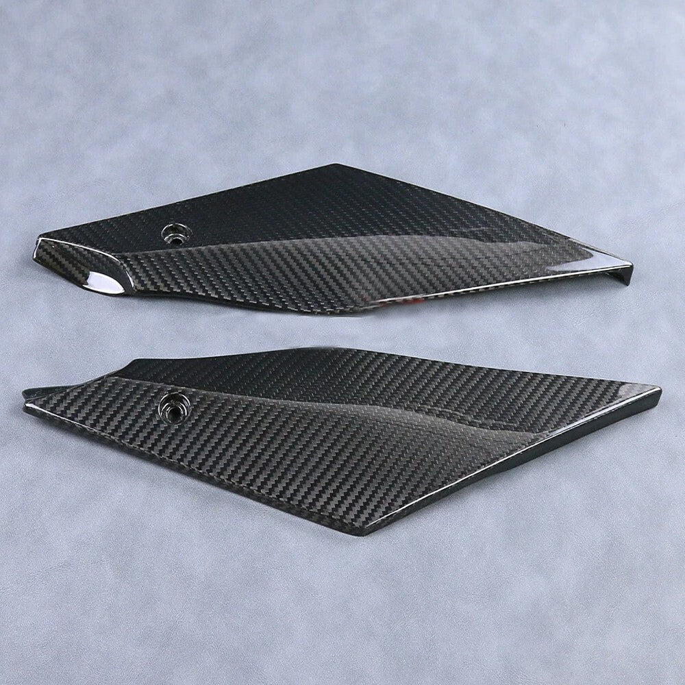 100% carbon fiber for 2020-2024 R1/R1M fuel tank side cover panel fairing.