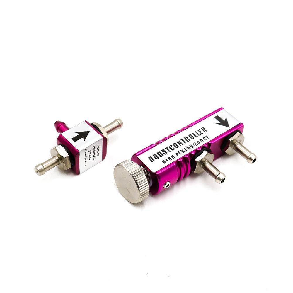 Adjustable Racing Manual Turbo Boost Bypass Controller Kit30PSI Purple Universal