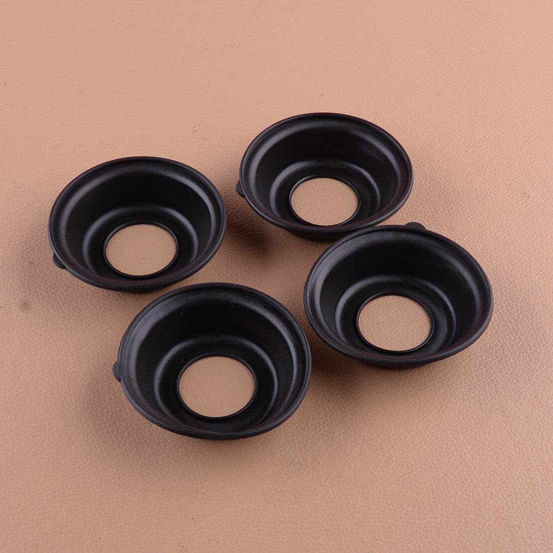 Fit For CSR Twin KZ750 M1 K1 Carburetor Plunger Diaphragm Membrane 4Pcs v