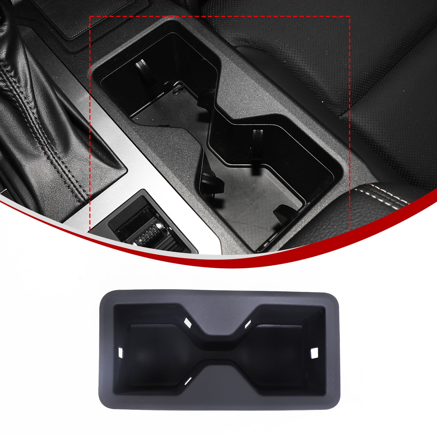 Front-mounted dual cup holders suitable for Land Cruiser LC250 J250 2024 - 2025 n