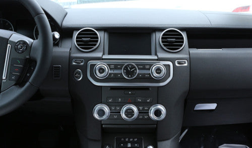 for Land Rover Range Sport 2010-2013 Silver AC Volume Knob Molding Cover Trim 5P