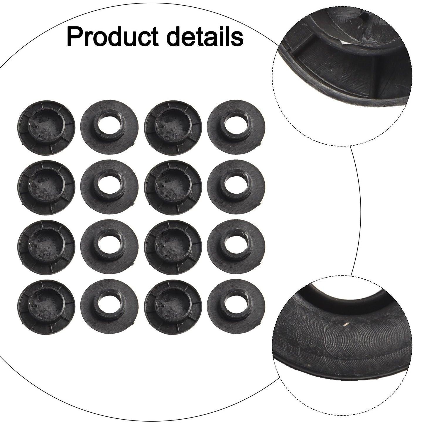 16-Piece Carpet Clip Set for Mercedes-Benz - Protect Your Car Floor Mats