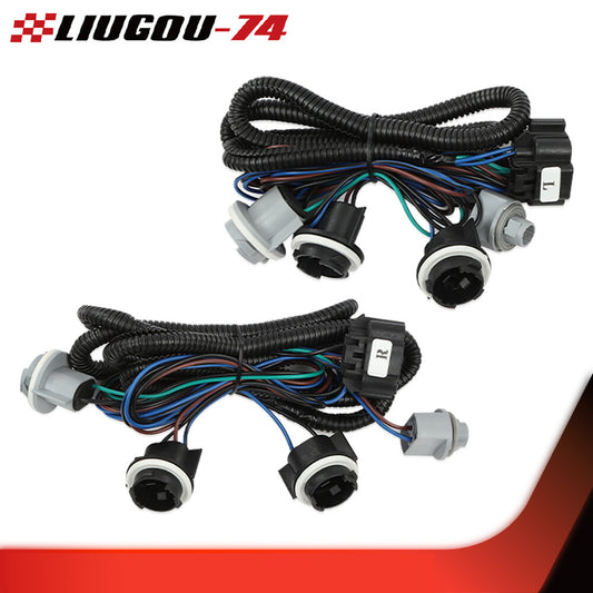 Suitable for Chevrolet Silverado 1500 2500 HD 3500 hybrid taillight wiring harness LHRH 1 pair