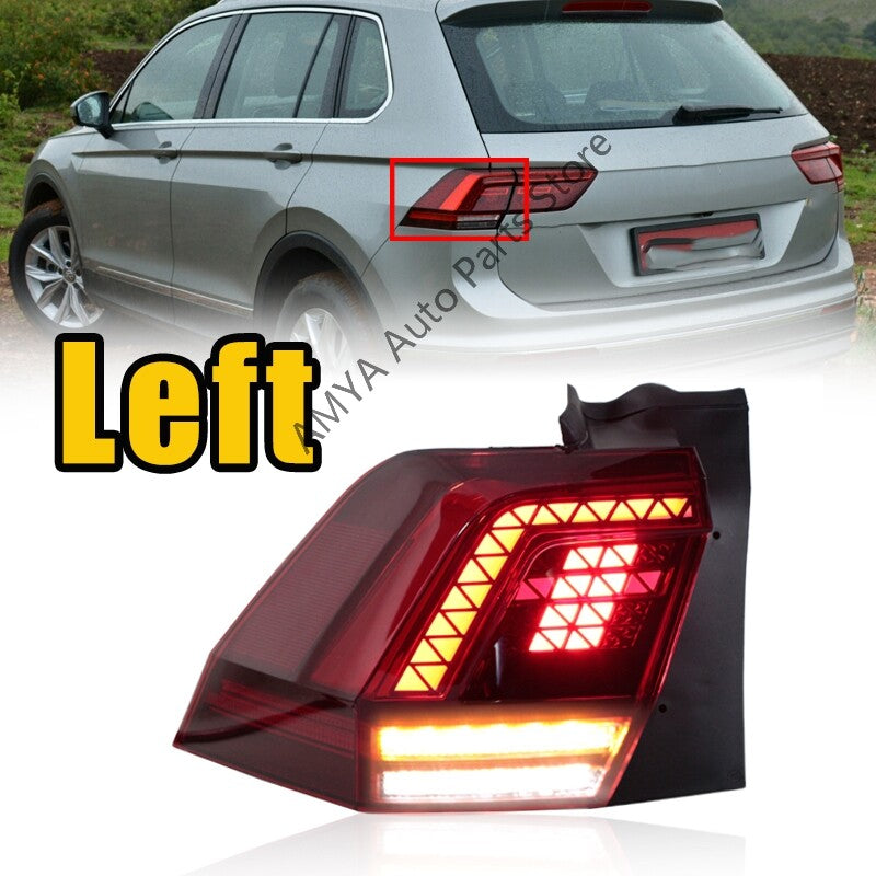 1Pcs for VW for Tiguan 2017-2021 Left Outside Rear TailLight Brake Turn Signal Light
