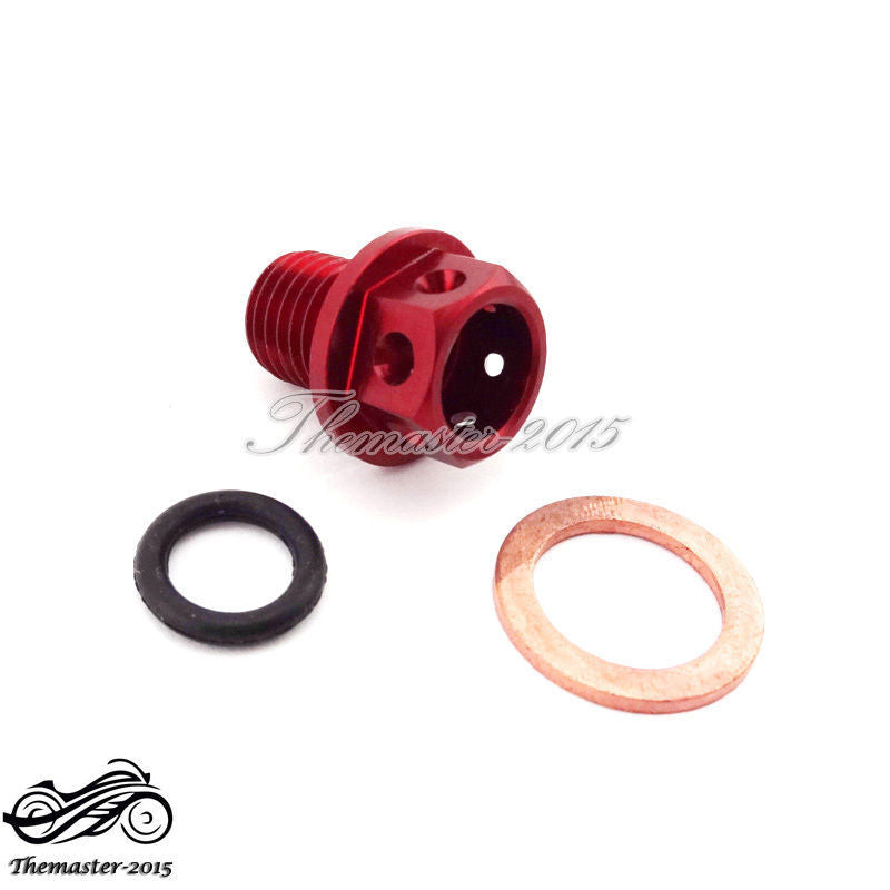 2x Magnetic Oil Drain Bolt Plug ATC70 for Honda CRF50 XR50 125cc Pit Dirt Bike for Lifan Q