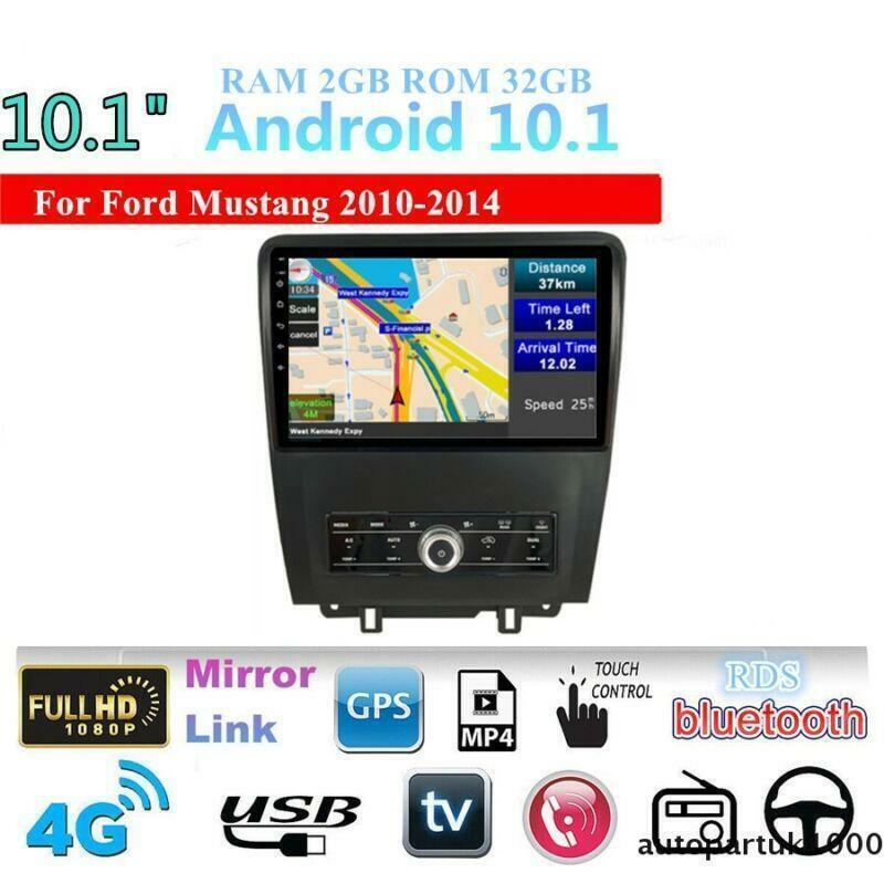 32GB BT-Stereo Radio NAVIGATION 10.1 Android 10.1 Fit For 2010-2014 for FORD for Mustang