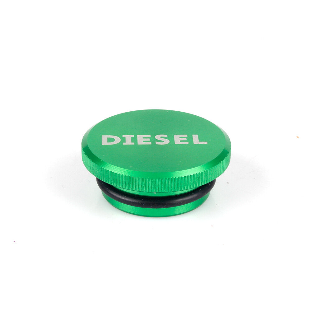 Aluminum Green Diesel Billet Fuel Cap Magnetic for 2013-2017 for Dodge for Ram Replace Q