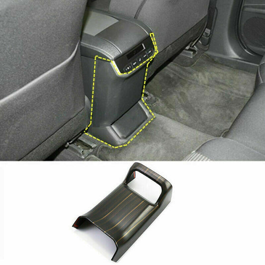Wood Grain Rear Air Outlet Anti-Kick Panel Trim for Toyota Highlander 2020-2023