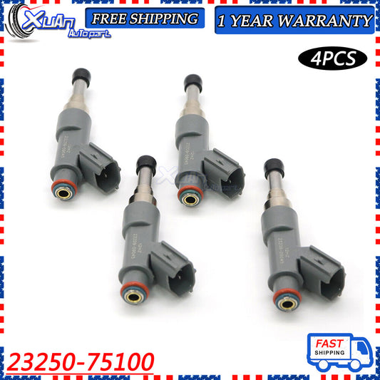 Fuel injectors for Tacoma 2.7L 4Runner (05-14 23209-79155 4PCS) 23250-75100- v