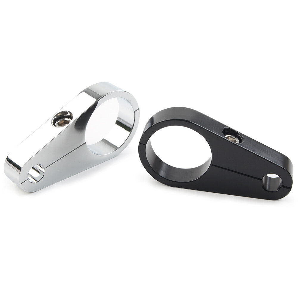 1.25 Motorcycle Handlebar Brake Clutch Cable Wire Clamp Holder Fit for Harley Bike