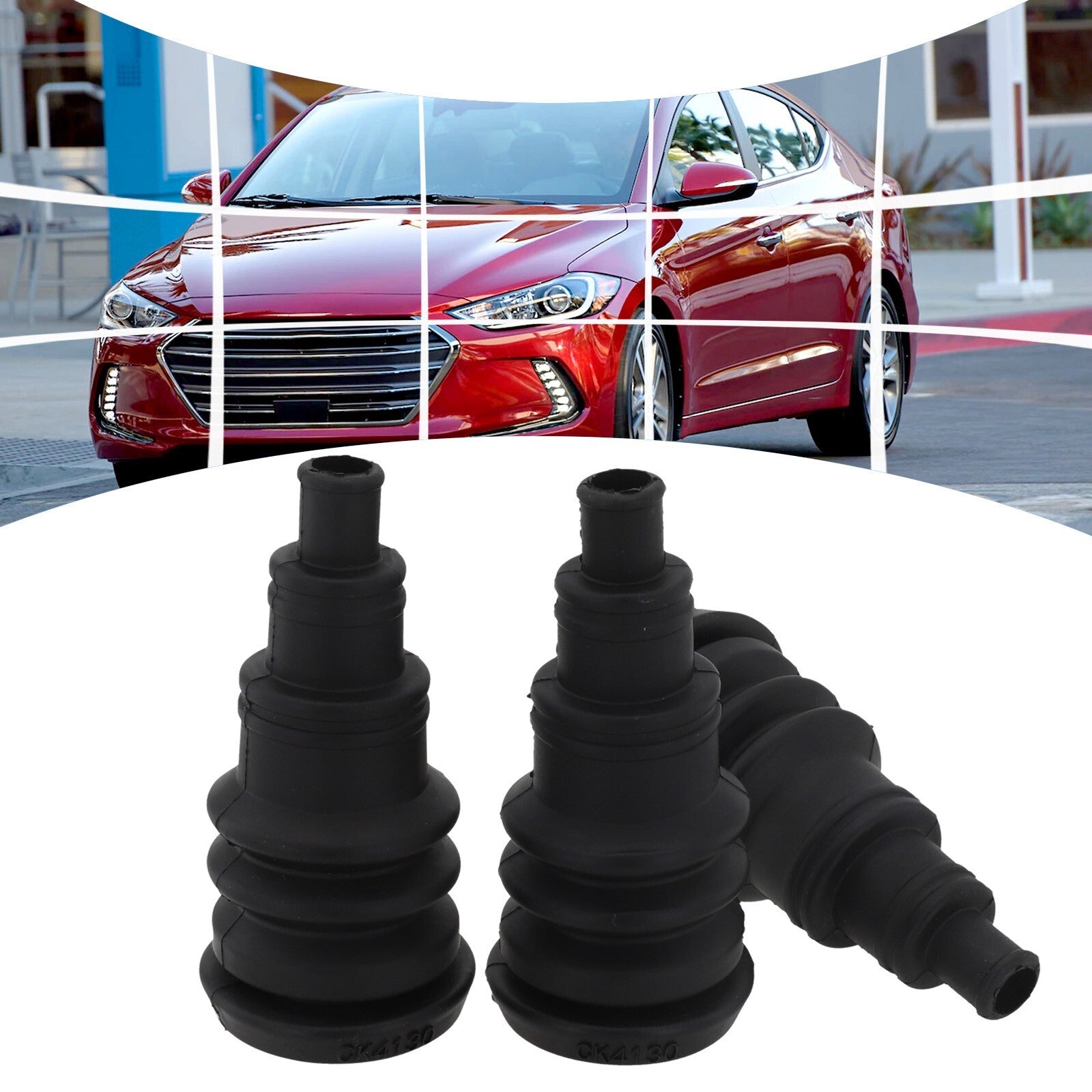 Wire Bundle Boot Firewall Grommet Set 3 Pieces 3/8in-1in Lines v