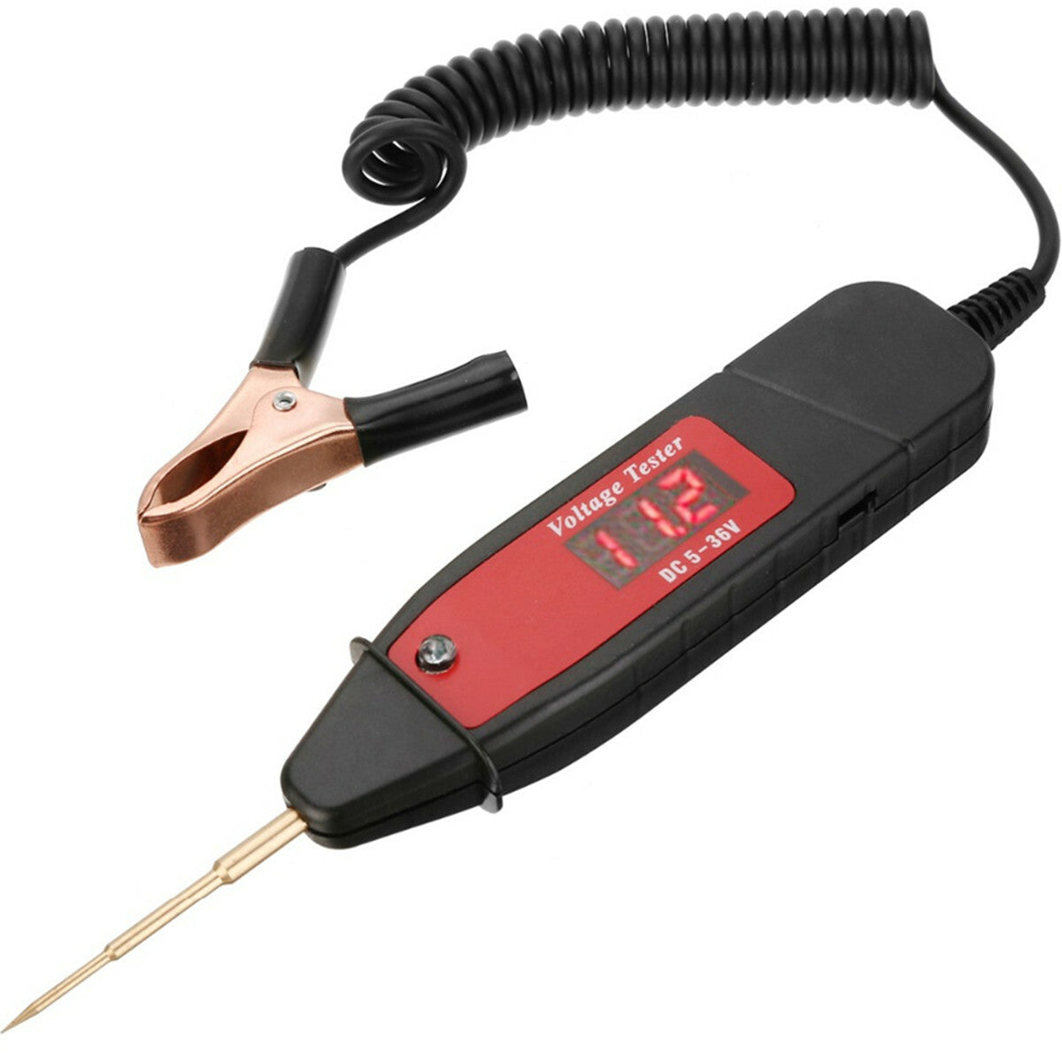 Car Voltage Tester Test Pen Probe Detector Sensor Digital Display With LED Light