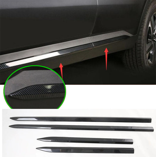 for Kia Sorento 2021-23 Carbon Fiber ABS Side Door Body Guard Molding Cover Trim