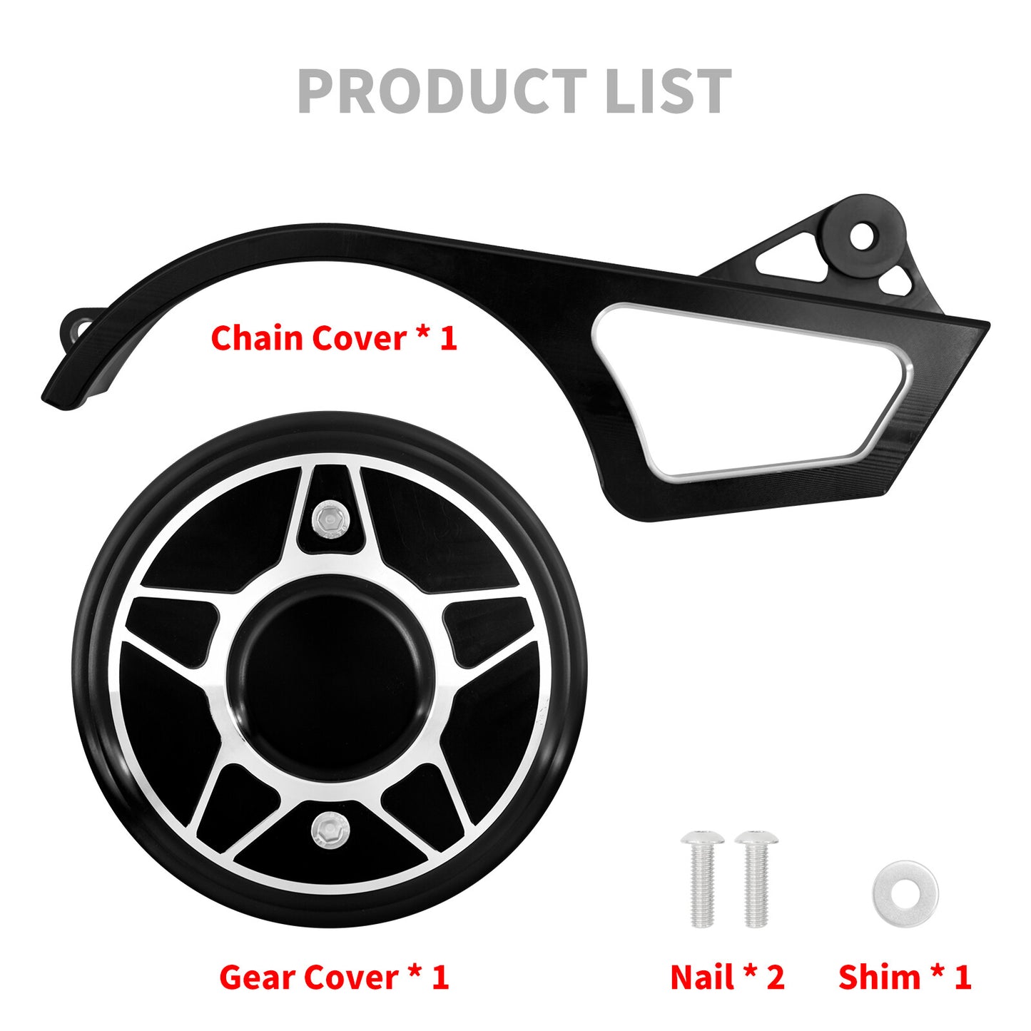 Black Side Sprocket Pulley Engine Cover for Harley Sportster S RH1250S 2021-2023 Q