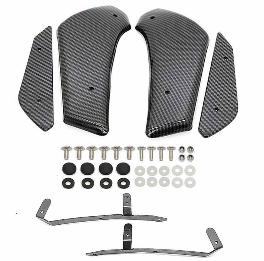 Carbon Fibre Side Spoiler Downforce Winglets Fairing for BMW S1000RR 2015-2018
