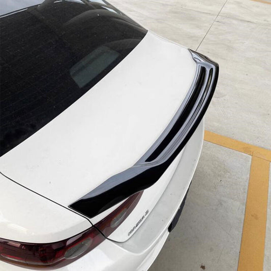 R Style Rear Trunk Spoiler Wing For 2020-2023 22 for Mazda 3 Sedan ABS Glossy Black n