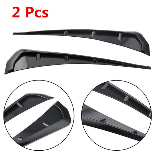1 Pair Car Fender Side Air Vent Cover Trim Modified Black Fender Gills Sticker