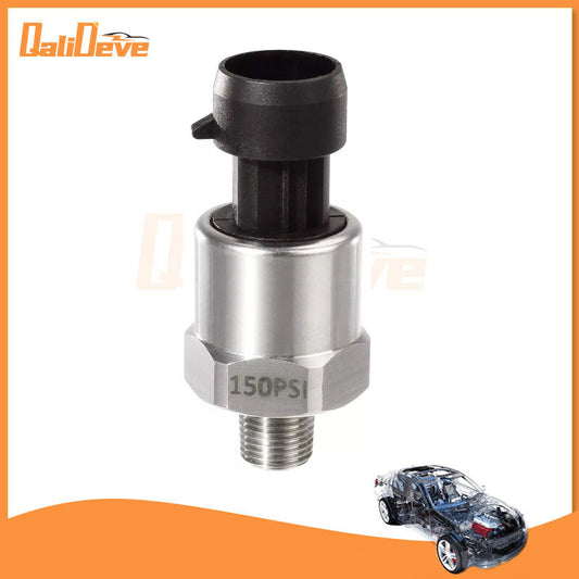1/8 NPT Stainless Steel Pressure Sensor Transmitter Sensor Suitable for Oil, Air, Fuel Gas 150 psi