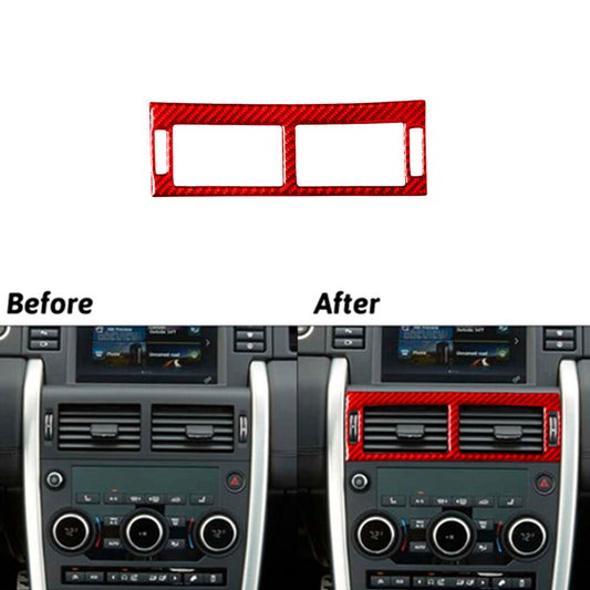 2X Carbon Fiber Rear Door Handle Trim for Land Rover Discovery Sport 2015-2019 v