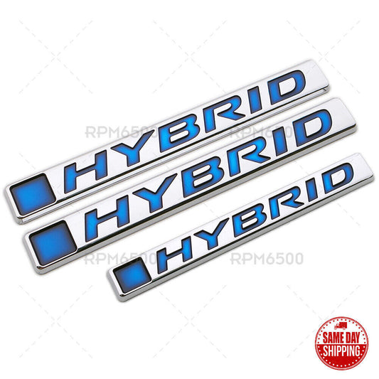 3-piece set for Honda Hybrid trunk lid fender logo badge nameplate sports equipment manufacturer ABS