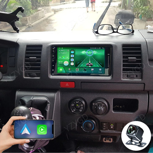 7inch for Toyota Hiace 2004-2019 Android Auto CarPlay Car Stereo Radio GPS Navi