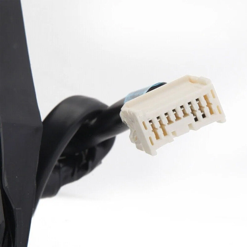 Left black side mirror with turn signal light and heating, 9-pin fitting for Honda CRV 2007 - 2011