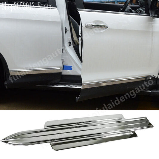 for Honda CR-V 2012-2016 ABS Chrome Side Body Door Skirt Sill Guard Cover Trim