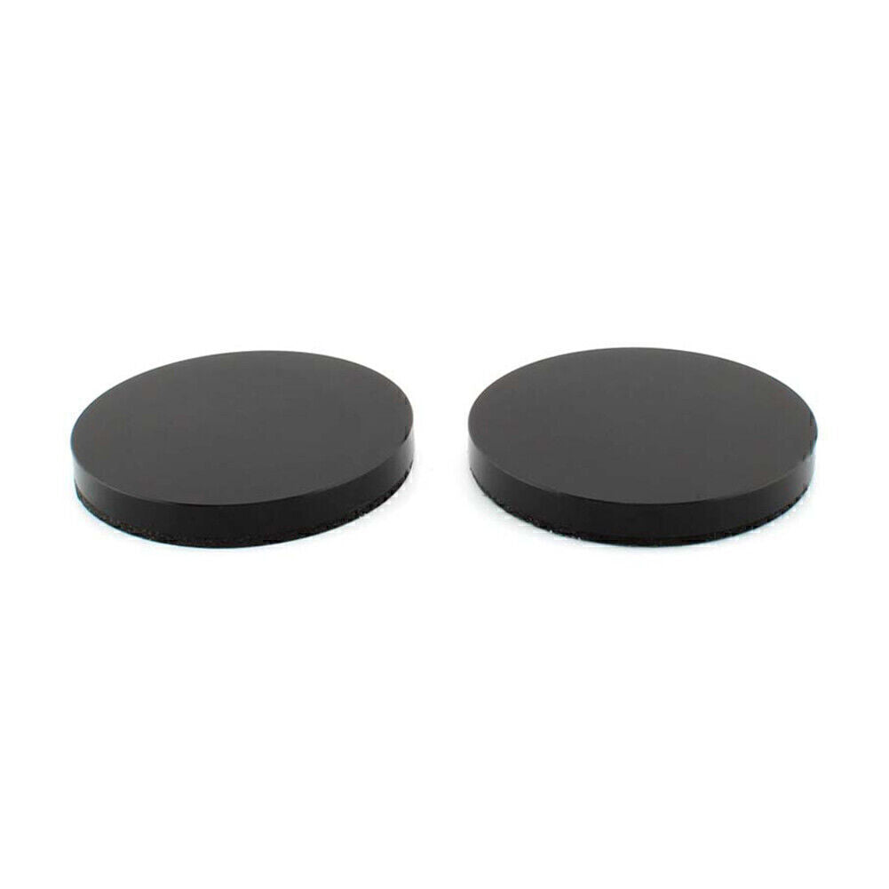 2PCS Motorcycle Handlebar Riser Top Clamp Decoration Cover for Harley Black Q