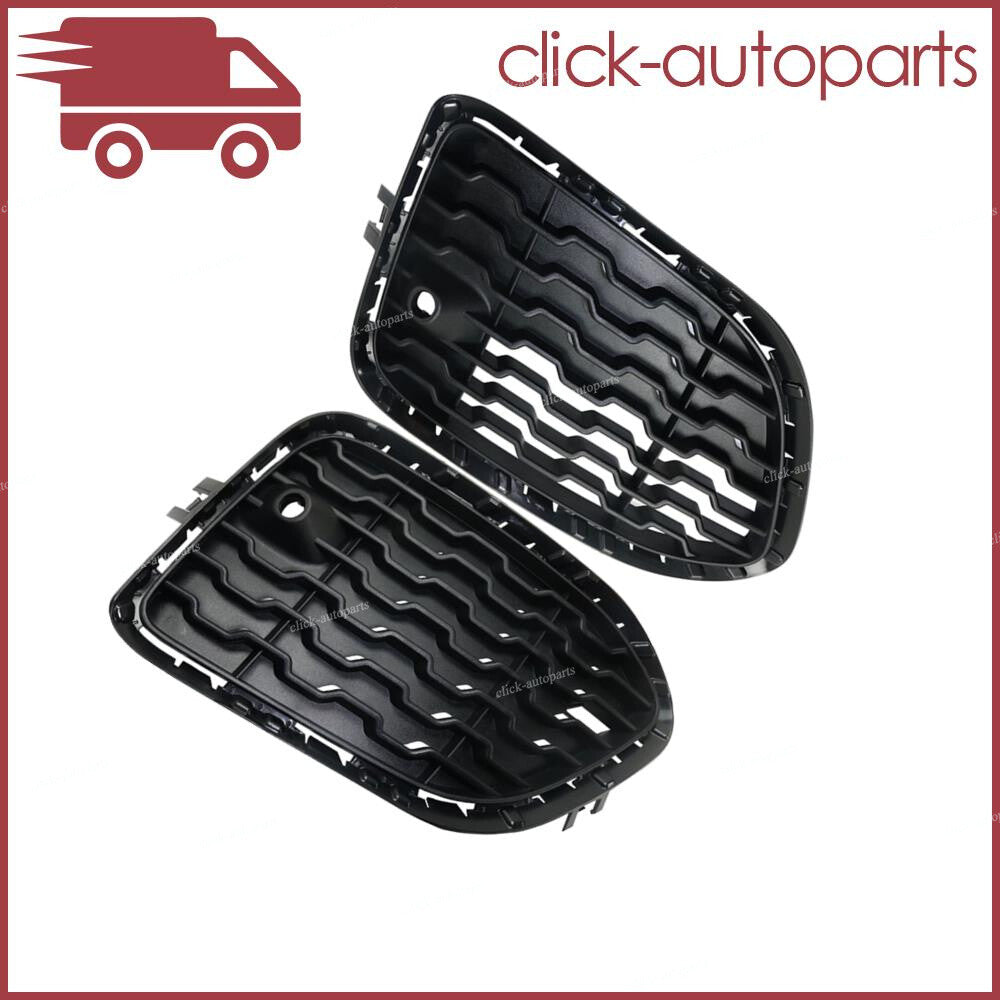 Front LHRH Bumper Fog Light Lamp Frame Grille Cover for BMW 2015-17 X3 15-18 X4