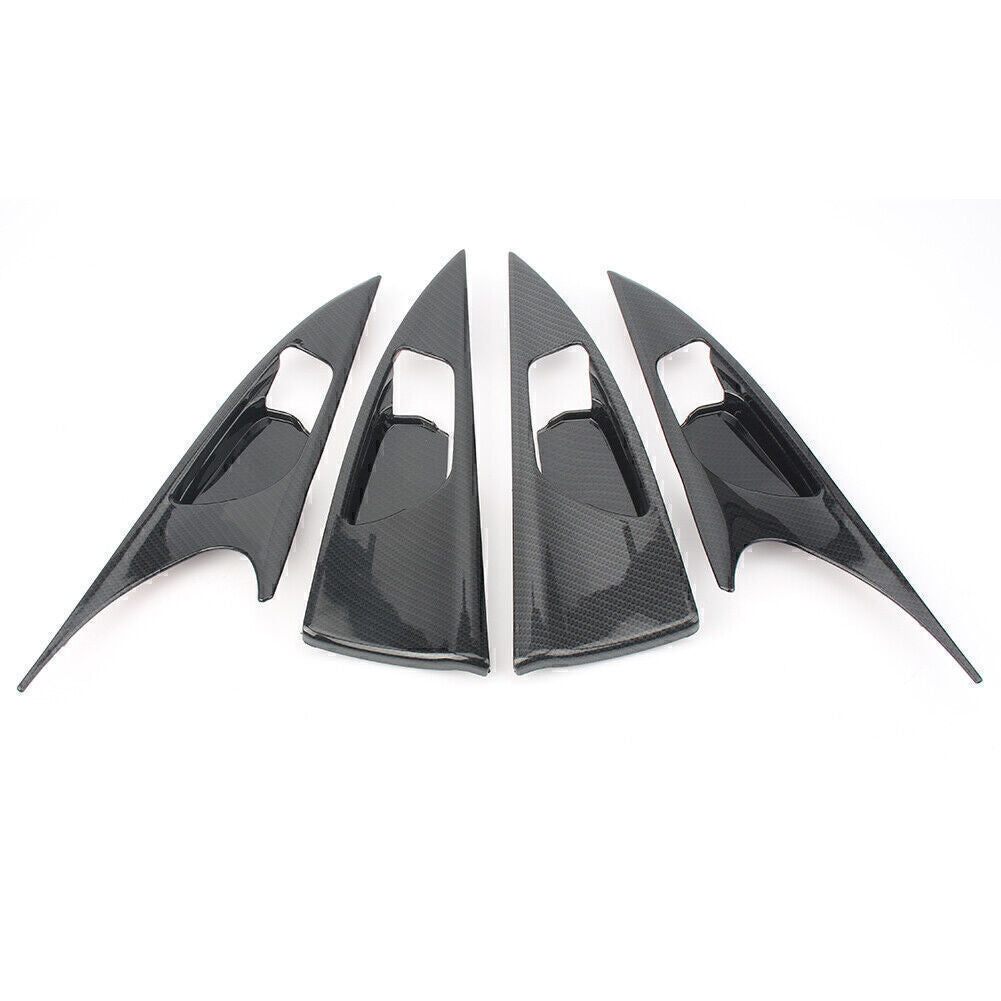 4x Car Door Interior Handle Bowl Cover Trim Fit for Honda for Civic 10TH GEN 2016 2017