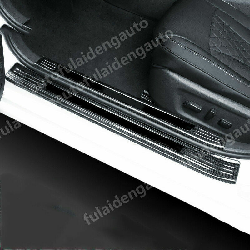 8P for Nissan Teana Altima 2019-2022 Black Side Door Sill Scuff Plate Cover trim